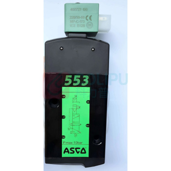 ASCO 电磁阀 SCG553A005MS-220 2位5通 1/2‘口径 单电控管接安装