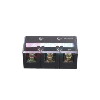 罗德力 接线端子铜接线排 60A/3P TC-603系列固定式