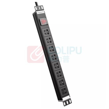 飞利浦 PHILIPS PDU工业电源插排 SPN1831B 250V 8位16A/10A插孔 4000W 电源线3m