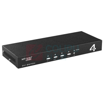 迈拓维矩 MTVIKI DVI切换器 MT-DV401 四进一出 4口视频切换器