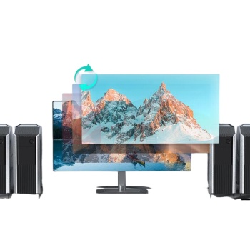 迈拓维矩 MTVIKI DVI切换器 MT-DV401 四进一出 4口视频切换器