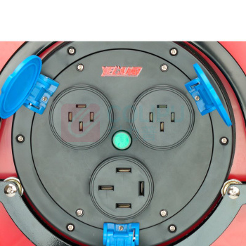 野狼 YELANG 工业款移动电缆盘 YLN241014 3x2.5+1mm²/30米/400V/25A+16A×2四芯三火一地