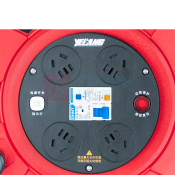野狼 YELANG 电缆盘 YL-TA0930 YZW3*1.5mm²/30米250V10A插座
