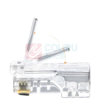 斯赛孚 水晶头 SF-N5RJ 超五类非屏蔽 (透明色) 100颗/盒