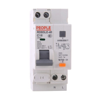 人民电器 PEOPLE 剩余电流动作断路器 RDB5LE-40 C32 1P+N
