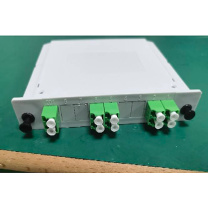 华骏康骐 插片式分线盒 (1*4)*2-P-LC/APC-Φ0.9-04-04 2进8出 
