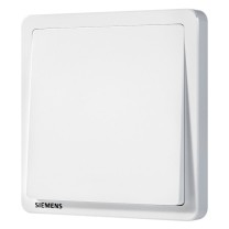 西门子 SIEMENS 开关插座 一开单控开关面板 致典雅白色 5TA14113NC01 5TA14113NC01