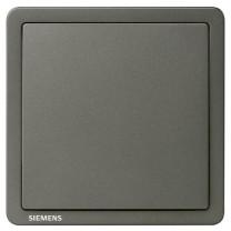西门子 SIEMENS 开关插座 一开单控开关面板 致典烟金灰 5TA14113NC01