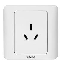西门子 SIEMENS 开关插座 16A三孔 空调插座 86型暗装面板 远景雅白色 5UB02001CC1