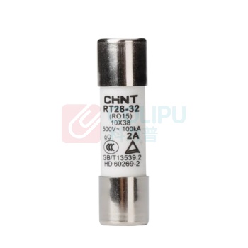 正泰电气 熔断器 RT28-32 2A R015 10×38mm 500V-50kA 2A