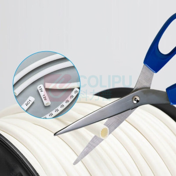汇君 HJUN PVC线号管号码管 MHG-15pf-3mm-65M 1.5mm²直径3.0mm (白色)