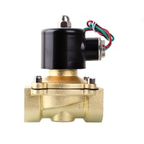 HXL 常闭电磁阀 2W-320-32 黄铜,常闭型,AC220V ,-5~80℃,介质水,DN32,内螺纹PT1.25”