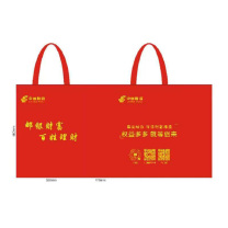 鑫德盛 无纺布红袋子 尺寸42x32x12cm