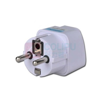 ST 转换插 1500W 欧式圆形圆头转换插 两芯 欧标ht