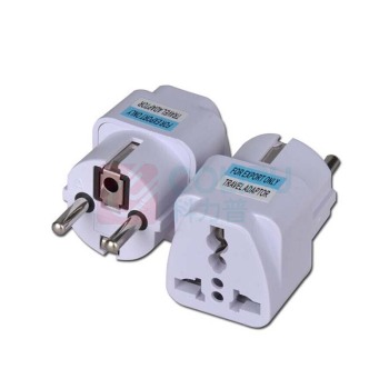 ST 转换插 1500W 欧式圆形圆头转换插 两芯 欧标ht