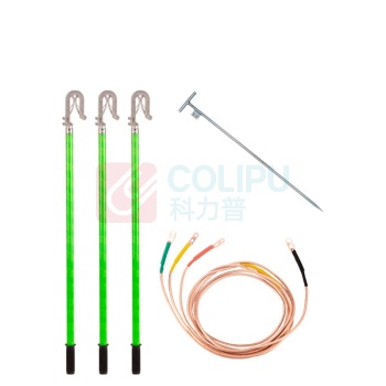 金能电力 JINNENG ELECTRICITY 110kv接地线组 JN-JDXZ-110 2m棒组+35m㎡软铜线(3*3m+18m) 2节,含地丁