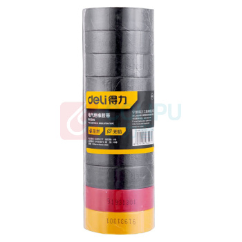 得力工具 绝缘胶带 DL5264 0.13mm*18mm*10m (混色)