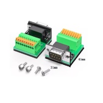 也仁 DB9免焊公头 M9401M快插式 配螺丝螺母