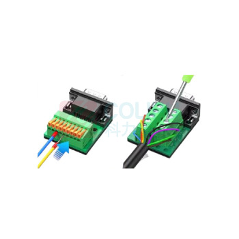 也仁 DB9免焊公头 M9401M快插式 配螺丝螺母