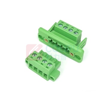 左柯电气 插拔式接线端子 2EDGWC5.08 4P直脚+插座