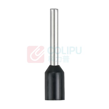 惠利得 HUILIDE 管形接线端子 E1510(紫铜) 1.5平方 (黑色)