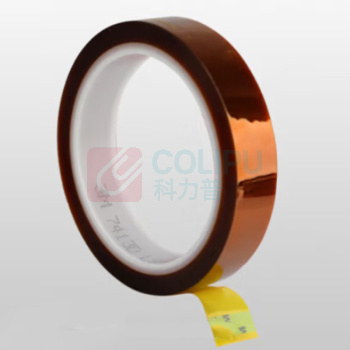 3M 高温胶带 7413D 60mm*33m*1卷装 (茶色) 耐高温胶纸聚酰亚胺胶带工业防焊耐热电子厂热转印3D打印手机维修固定屏绝缘胶带
