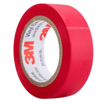 3M 电工胶带电气绝缘胶带 1500# 18mm*10m*0.13mm (红色)