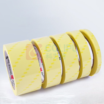 3M 绝缘玛拉电工胶带 1350F-1 38mm*66m 3卷 (黄色)