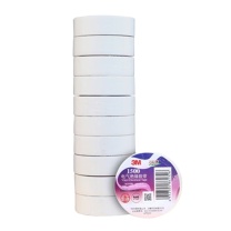 3M 电工胶带 1500 18mm*10m*0.13mm/(10卷) (白色)