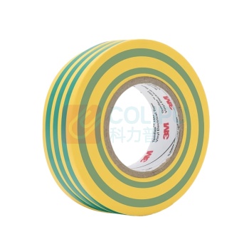 3M PVC电气绝缘胶布 160# 18mm*20m (黄绿) 10卷/筒