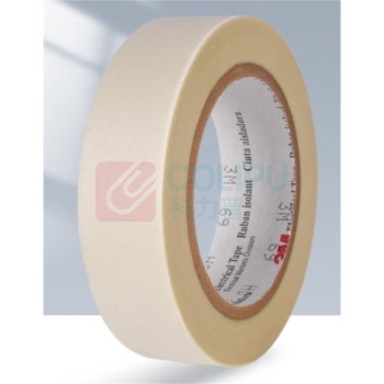 3M 玻璃布胶带 69# 宽22mm*33m(250℃)