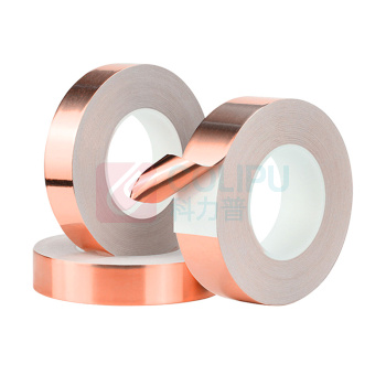 罗德力 耐高温双导电铜箔胶带 宽50毫米*30米*0.05mm 防干扰自粘导电胶带铜箔片