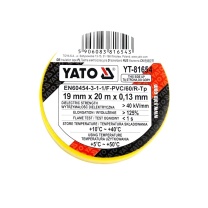 易尔拓 YATO 黄色电工绝缘胶带 YT-81654 19MM*20M