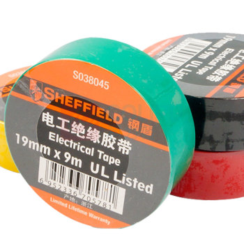 钢盾 电工绝缘胶带(绿) S038045 19mm*9m