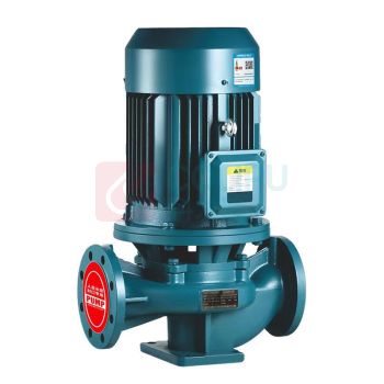 人民水泵 立式管道离心泵 IRG 50-125 转速2900r/min,流量12.5m³/h,功率1.5kw,扬程20m