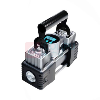 谨珅 轮胎带灯充气泵 双缸数显表大功率 180W CQB26 260*175*95mm 