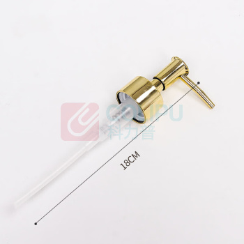迈恻亦 按压式泵头 2.5cm内径 18cm (电镀塑料金)