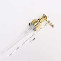 迈恻亦 按压式泵头 2.5cm内径 18cm (电镀塑料金)