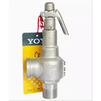 永一 安全阀 A27W-10T DN25,整定压力0.7MPa 接口处材质为铜