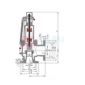 天正 安全超压调节器 DN100