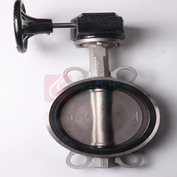 快采 进回水手动蝶阀 D43H-16C DN200材质碳素钢
