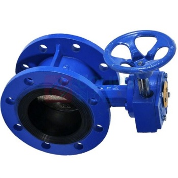 加能 QT450中线蜗轮蝶阀 D341X-10Q-DN350 DN350 法兰连接接口 球墨铸铁阀体 公称压力10bar 适用温度<80℃运费另议