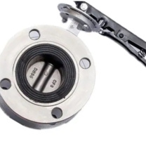 加能 手柄蝶阀 D41X-16RL-DN200 DN200 法兰连接接口 316L不锈钢阀体 公称压力PN16 乙丙阀座 416轴 316L阀板 适用温度<80℃ 运费另议
