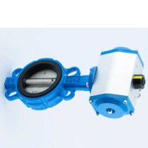 加能 QT450对夹气动蝶阀 D671X-16Q-DN600 DN600 双作用 开关型 24V/220V 含三联件 80℃运费另议