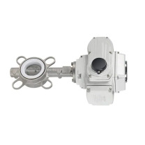 加能 不锈钢对夹电动蝶阀 D971F-10P-DN600 DN600 乙丙阀座416轴304板304体 普通开关型 380V/220V 80℃ 运费另议