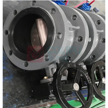 加能 海水系统 中线蝶阀 D341X-16C/D-DN500 DN500 法兰连接 涡轮 WCB+EPDM 蝶板2507 杆17-4PH ≤100℃运费另议