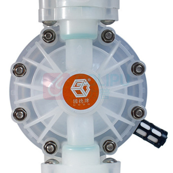 固德 气动隔膜泵工程塑料-特氟龙隔膜 QBY3-25STFS
