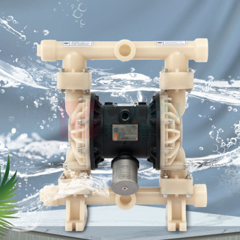 固德 气动隔膜泵全氟DN32(1.2寸)侧边内螺纹接口 QBY3-32FTFF