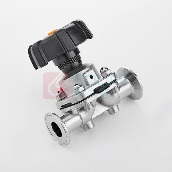 锐阁 316L卫生级快装隔膜阀GM DIN-DN50-双层膜片(卡盘64)
