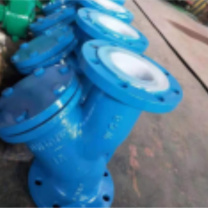 远大阀门 电厂专用铸钢衬氟过滤器 GL41F46 -16C-DN80 铸钢+衬氟 温度:小于等于120度/连接方式:法兰